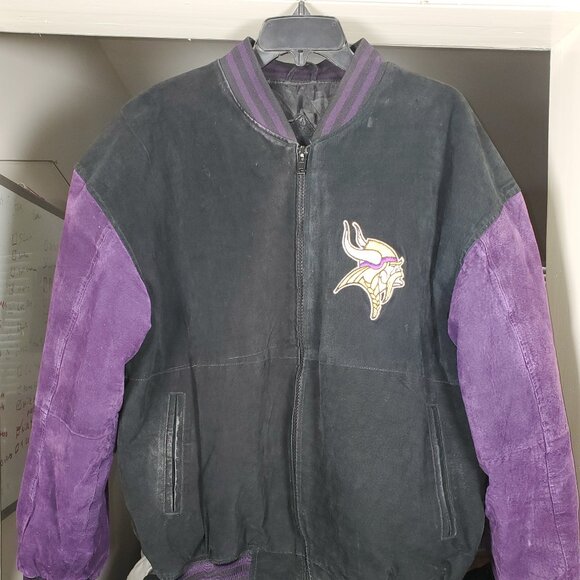 MINNESOTA VIKINGS GAME DAY ZIP UP JACKET MEDIUM